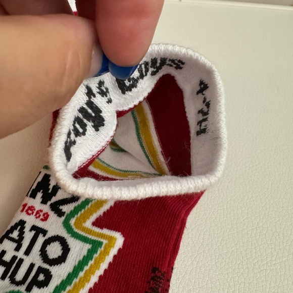 NWOT Roys Boys Heinz Ketchup socks - Picture 4 of 6